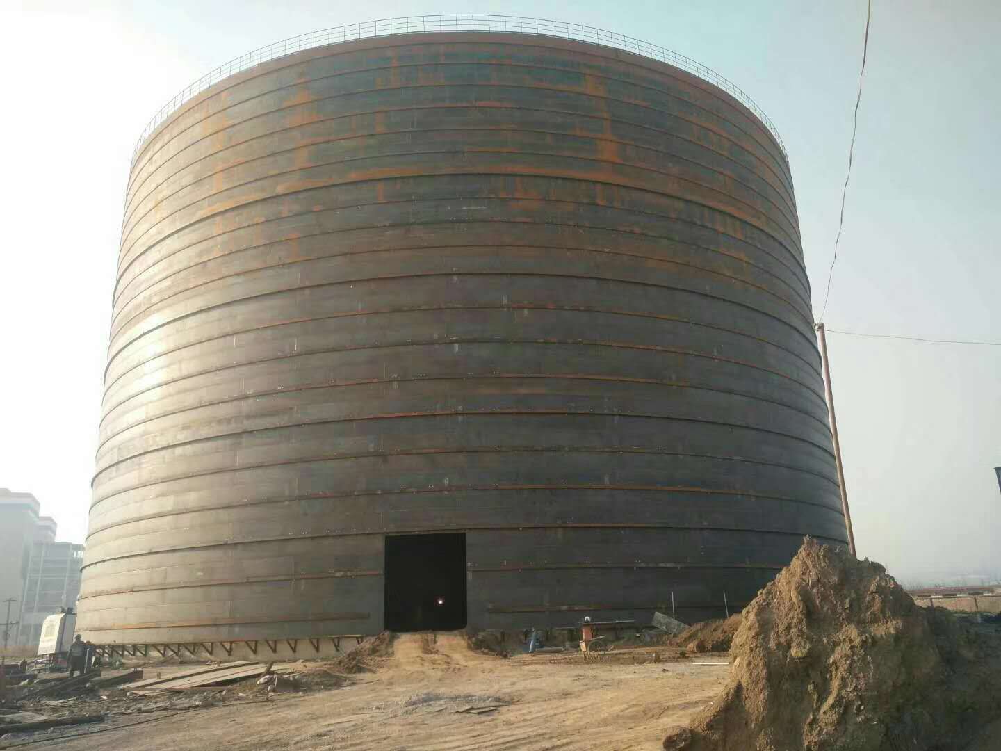 大安承建大型钢板库的好处及原理